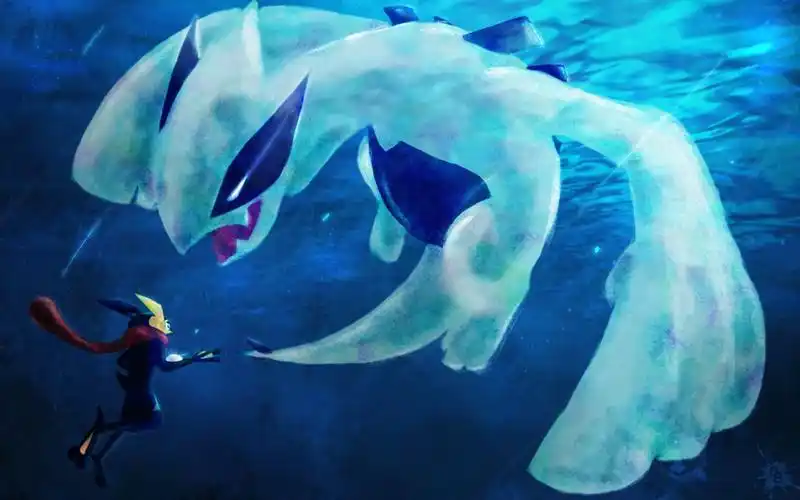 海王洛奇亚大战盖欧卡宝可梦剑盾对战121