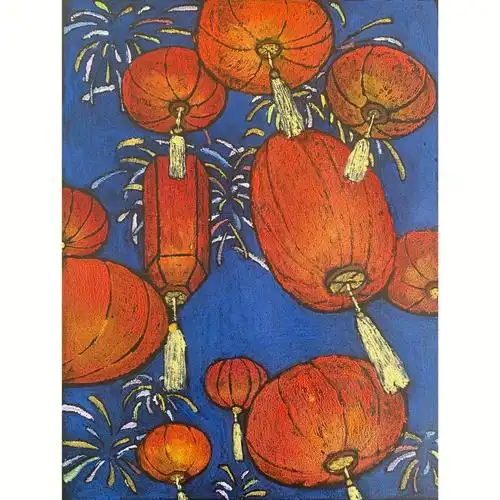 吹塑纸版画初体验附过程