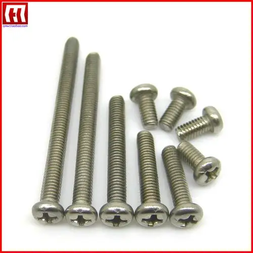 模型用 精密仪器螺丝 304不锈钢半圆头十字螺钉 m2系列2*3-20