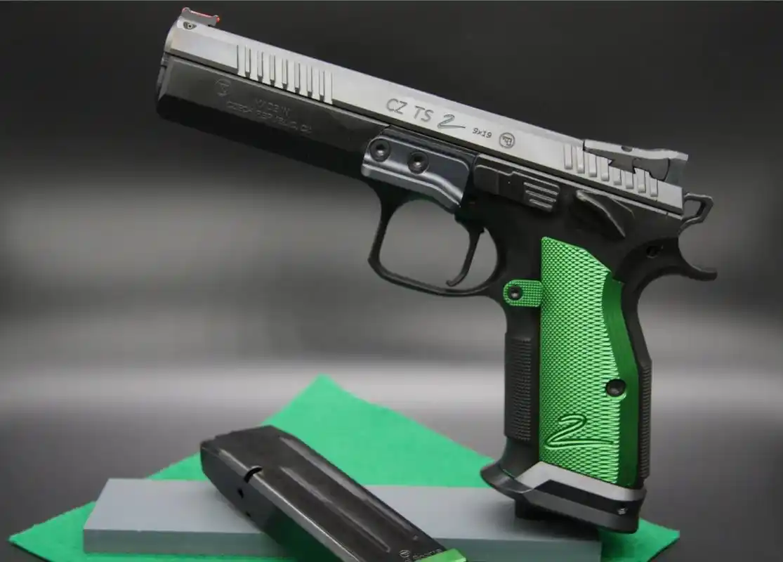cz ts 2 racing green:ipsc竞技手枪