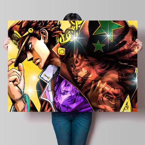 二次元动漫jojo奇妙冒险乔纳森海报宿舍卧室装饰墙贴房间墙上贴画