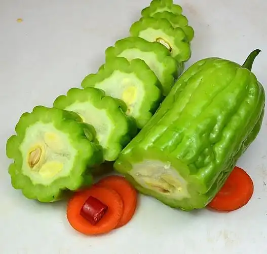 冰镇蜜汁茉莉苦瓜