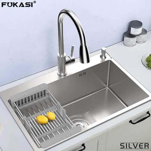 纳米水槽不锈钢手工水槽加厚洗菜盆单槽厨房洗手盆洗碗池厂家货源