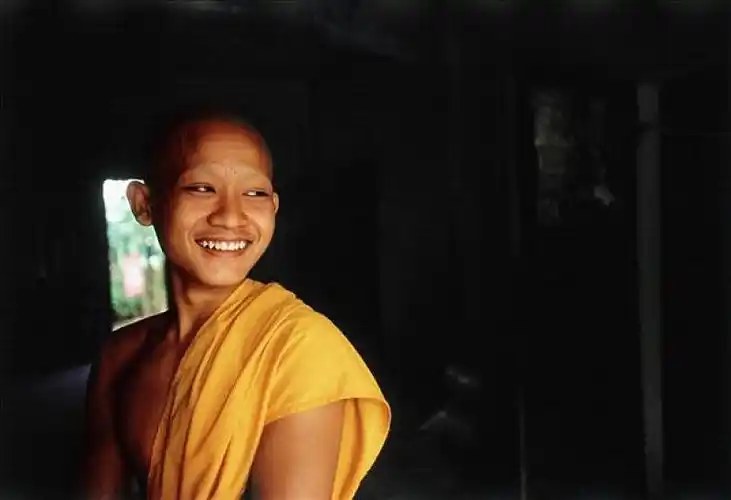 越南,和尚,高棉人,起点,肖像_高清图片_全景视觉