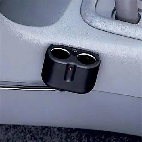 yac 车载车用点烟器 电源转换器 一拖三点烟器带usb充电器 pz177 特价