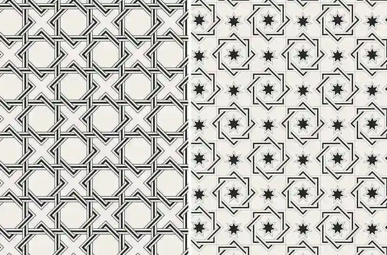 东方几何图案四方连续图案纹样设计素材orientalgeometricalpatterns