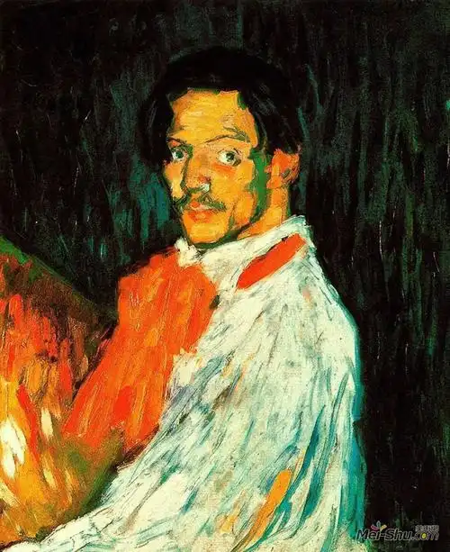 自画像毕加索艺术高清