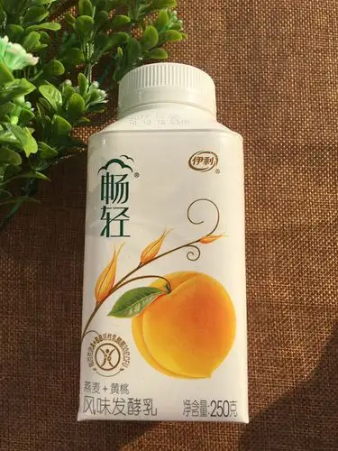 伊利畅轻酸奶250g*12瓶原味,黄桃/草莓/芒果