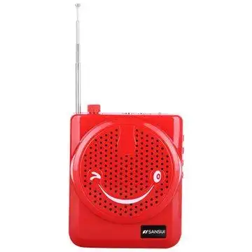 山水sansuiv60多功能扩音器可乐红