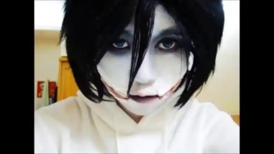 cosplay化妆教学-都市传说《jeff the killer杀手杰夫》