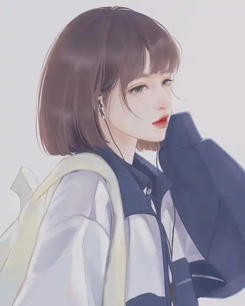 "希望你也快乐" 女生头像|优质女头|手绘头像 画师:【画师一白】