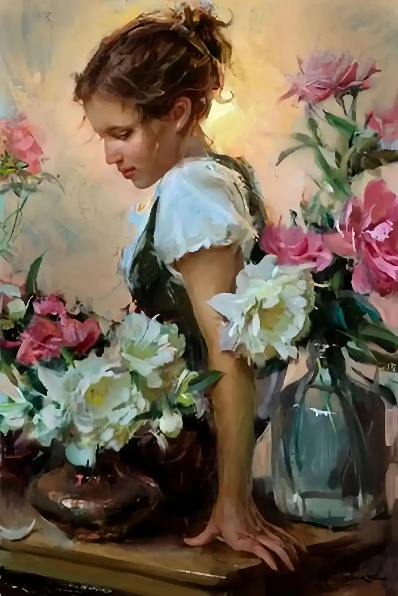 美国画家油画作品欣赏.丹尼尔夫捷哈兹(daniel f.ge - 抖音