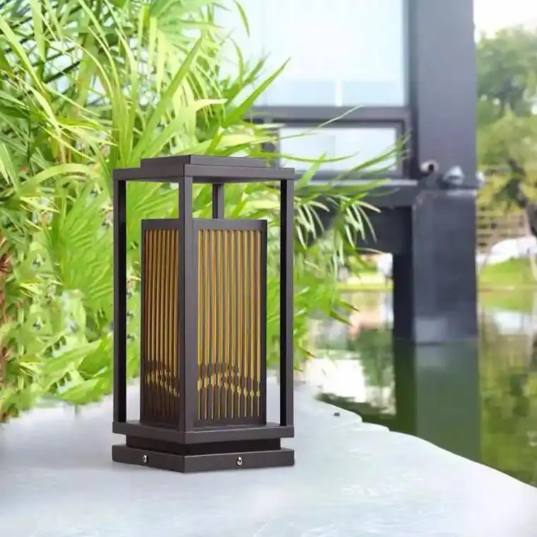 新中式草坪灯落地灯小区别墅豪宅大门入户灯户外防水庭院灯柱子灯