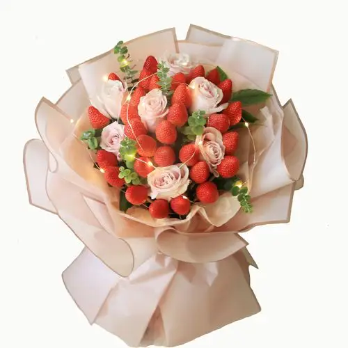 礼物草莓速递成都花束六一儿童节创意同城