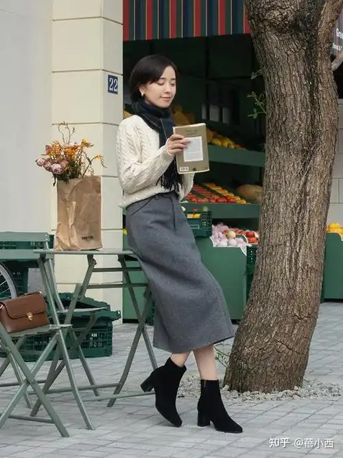 冬季少不了"短靴"!搭配半身裙,大衣,羽绒服高级感扑面而来