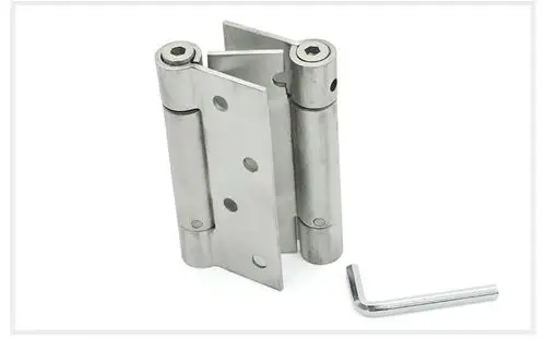 雄者不锈钢双弹合页 防火门双向弹簧自动开关门合页铰链厂家直销
