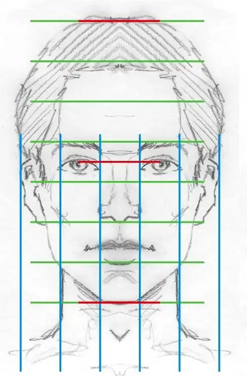 面部比例三庭五眼