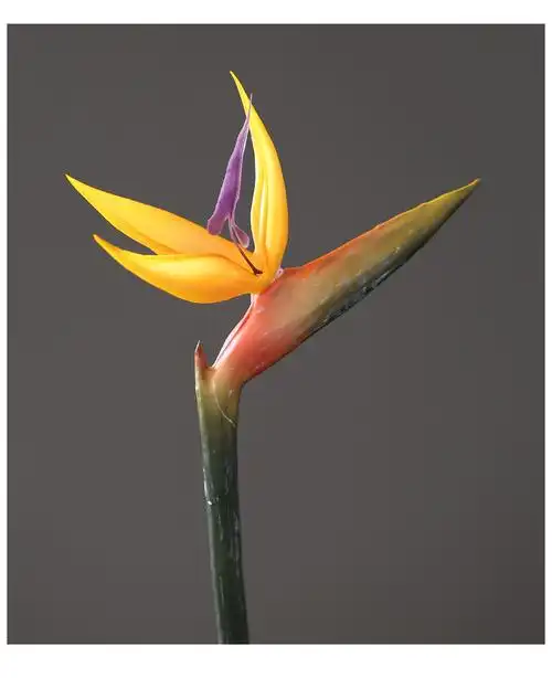 仿真花天堂鸟假花摆设家居客厅餐桌绢花设计师插花艺装饰品