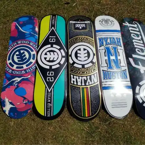 elemen元素双翘滑板全加枫木冷压板面7层染色板