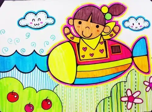 幼儿园简笔画未来的我