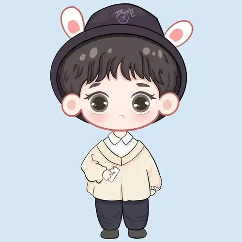 是肖战呀卡通肖战原创卡通头像