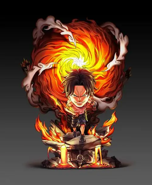 炎帝艾斯海贼王wcf雕像gk2