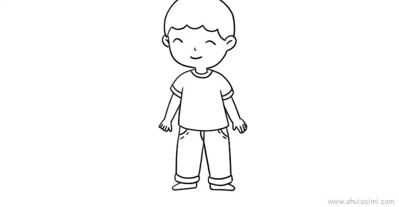 手账可爱小人儿童画怎么画 手账可爱小人简笔画简单又好看