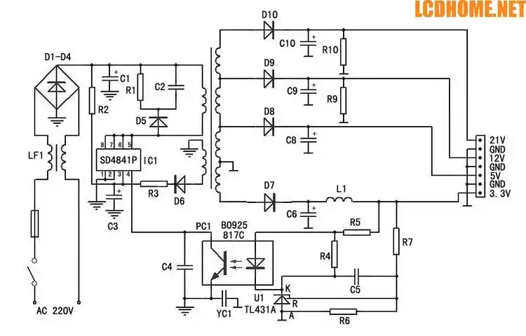 请教各位师傅开关电源芯片sd4841p炸裂一般是什么因素导致的?谢谢