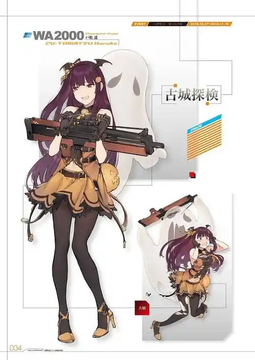 【立绘素材】绝版~少女前线枪娘换装图鉴大全一览!