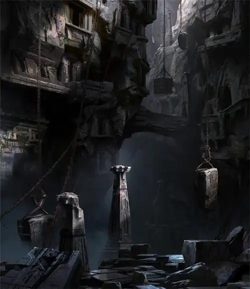 《战神4》全新概念图 北欧古代战场称废墟