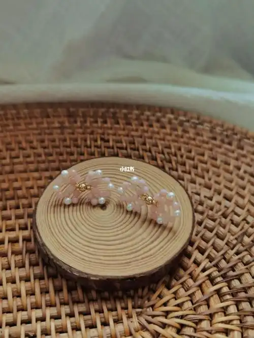 胭脂diy耳环原创手工耳环100款二十四