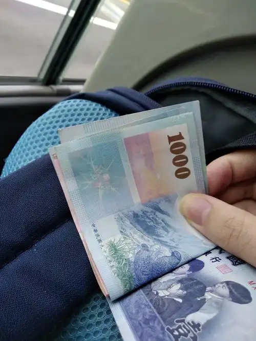 请问台币1000元左下角那个模糊的图案是什么植物?