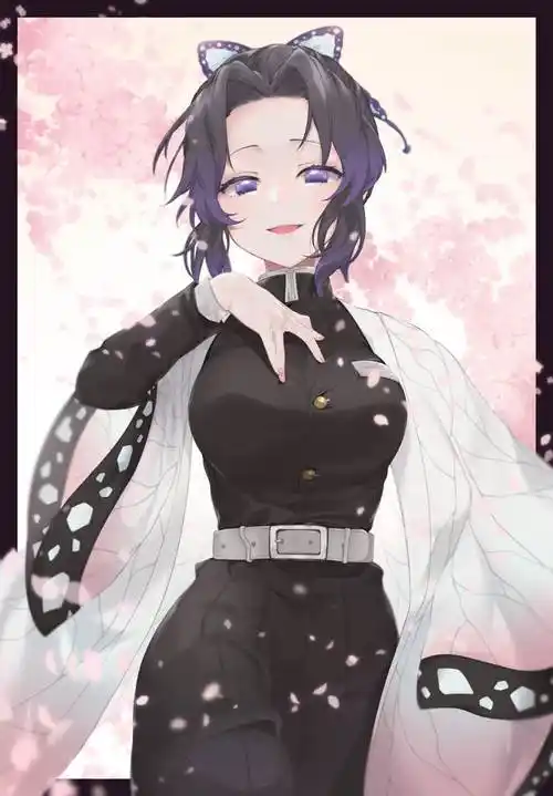 虫柱|どめき的鬼灭之刃插画图片