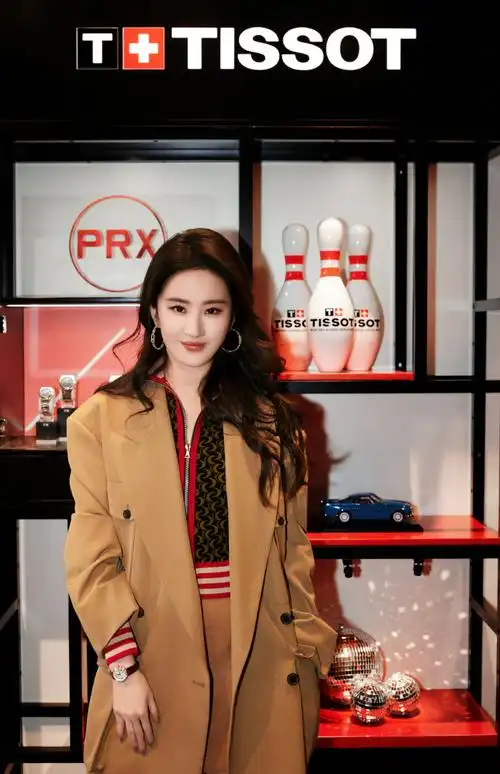 天梭小美人系列##天梭全球品牌代言人刘亦菲##发光吧小美人