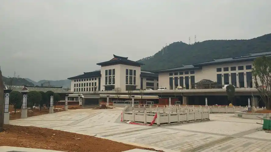 即将完工的高铁三明站