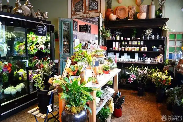 古典欧式风格20平米花店装修效果图欣赏