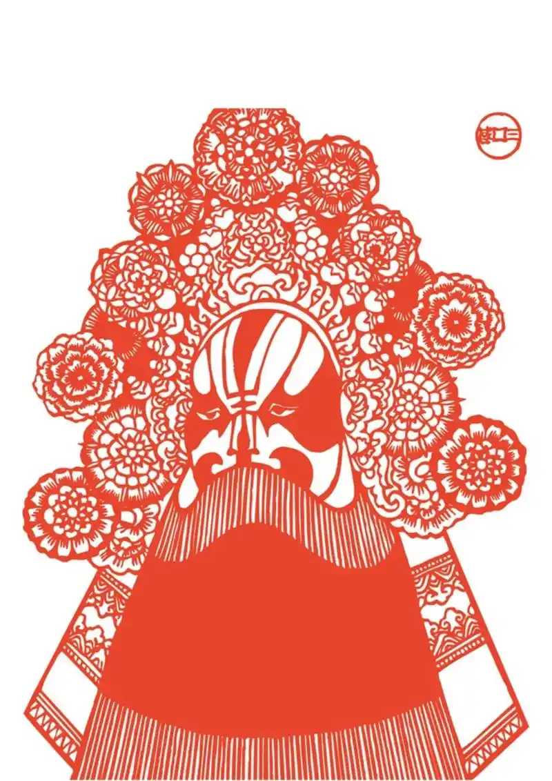 京剧脸谱剪纸2