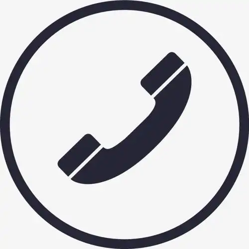 卡通手绘风色风格电话座机图标元素