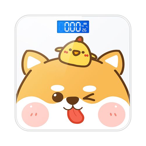 电子称体重秤可爱卡通款家用精准小型充电减肥专用人体健康称重计