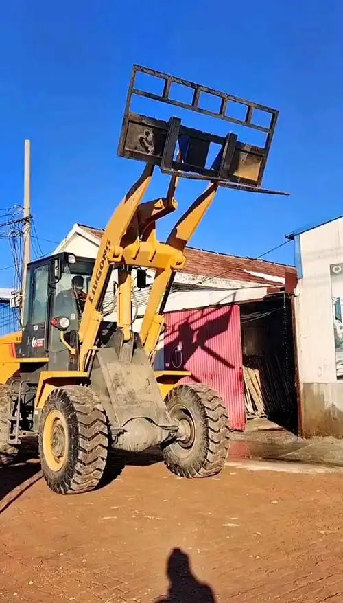 货叉#铲车改装叉车装载机货叉铲车加装货叉铲车叉子装载机怎么改叉车