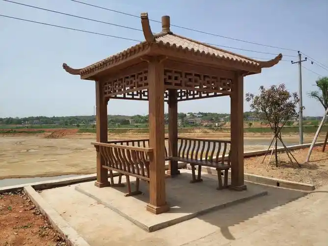 抚顺水泥凉亭 水泥凉亭花架