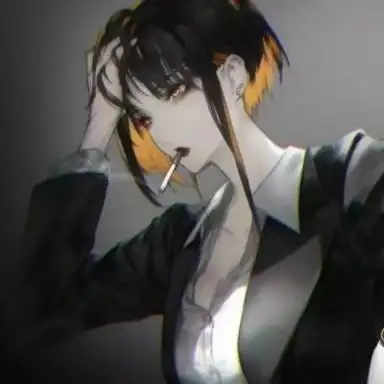 黑暗系女生头像冷艳高清冷艳的动漫黑暗系列头像女头图片