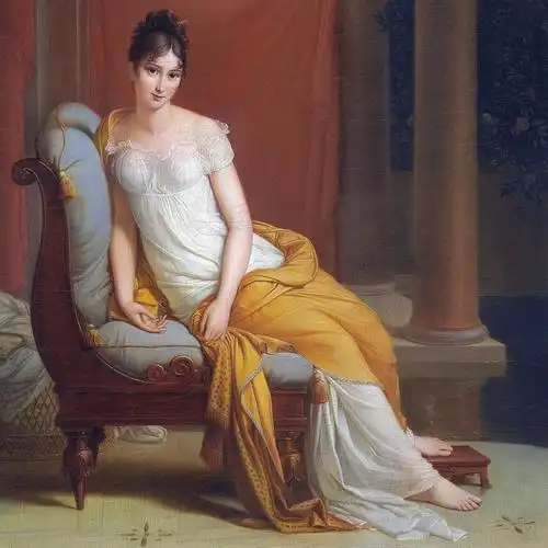 148《雷卡米埃夫人》弗朗索瓦·热拉尔(法国)-世界名画鉴赏语音讲解