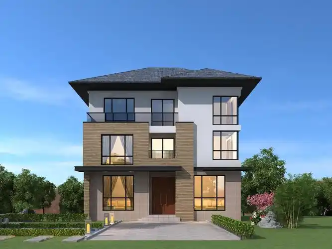 现代三层别墅设计图效果图