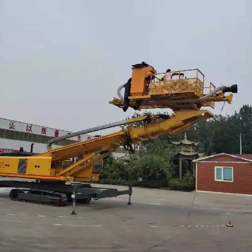 江西赣州鲁工机械高臂护坡锚固钻机结构,锚杆钻机