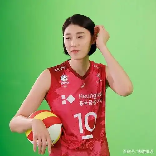 韩国女排联赛开赛在即,金软景写真大片出炉