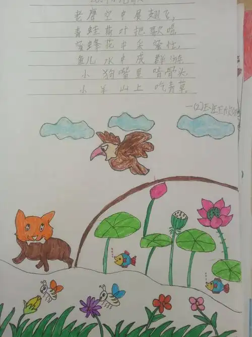 【稚笔写童心】动物儿歌仿写