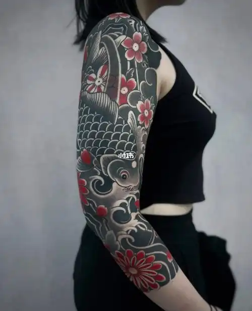 刺青  #纹身  #老传统纹身  #新传统纹身  #七分袖纹身  #北京纹身
