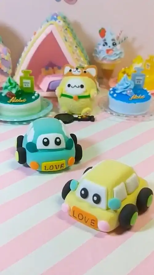黏土love牌小汽车怎么做?