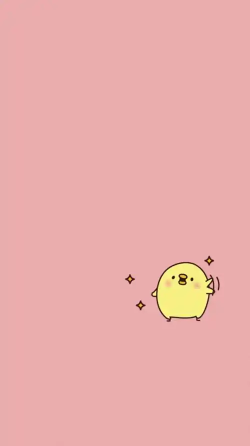 呆萌可爱卡通小鸡高清手机壁纸-卡通-手机壁纸下载-美桌网